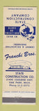Matchbook Cover - State Construction Company Oak Park MI