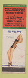 Matchbook Cover - Match Collectors Buffalo NY Bridgeport CT pinup