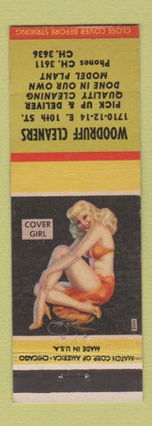 Matchbook Cover - Woodruff Cleaners pinup