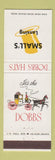 Matchbook Cover - Dobbs Hats Small's Lansing MI