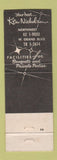 Matchbook Cover - Topinka's Restaurant Detroit MI Country House