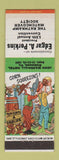 Matchbook Cover - Edgar Perkins RMS President 1953 Richmond VA hillbilly
