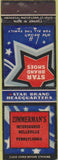 Matchbook Cover - Zimmerman's Intercourse Belleville PA Star Shoes
