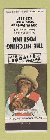 Matchbook Cover - The Hitching Post Inn Saulte Ste Marie MI