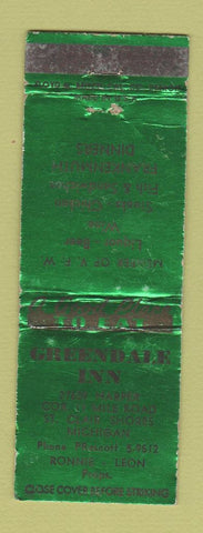 Matchbook Cover - Greendale Inn St Clair Shores MI WEAR