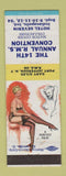 Matchbook Cover - RMS Convention 1954 Indianapolis IN pinup