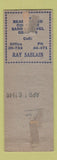 Matchbook Cover - Ray Sablain Concrete Lansing MI