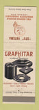 Matchbook Cover - United States Graphite Saginaw MI Graphitar bearings seals