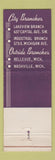 Matchbook Cover - Security National Bank Bellevue Nashville MI Detroit WEAR