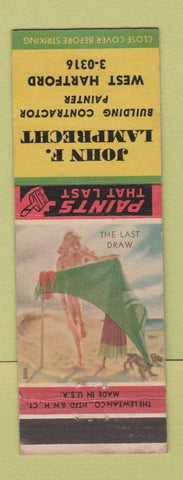 Matchbook Cover - John Lamprecht Building Contractor West Hartford CT pinup