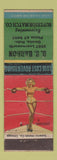 Matchbook Cover - SG Barron Superior Match Omaha NE pinup boxing WEAR