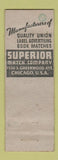 Matchbook Cover - SG Barron Superior Match Omaha NE pinup boxing WEAR