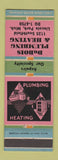 Matchbook Cover - DuBois Plumbing & Heating Lincoln Park MI
