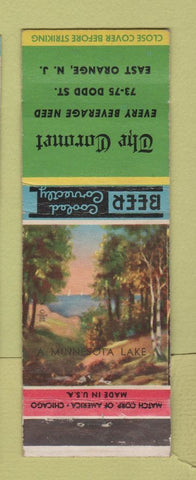 Matchbook Cover - The Coronet East Orange NJ WEAR Liquor