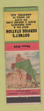 Matchbook Cover - Cotney's Service Gulf oil gas Anniston AL pinup