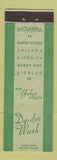 Matchbook Cover - Dy Dee Wash Diaper Detroit Plymouth Grosse Pointe MI