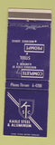 Matchbook Cover - Kasle Steel Aluminun Detroit Grand Rapids Chicago