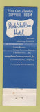 Matchbook Cover - Park Shelton Hotel Detroit MI