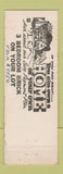 Matchbook Cover - Geroy Building Lincoln Park MI PINK