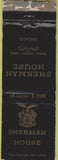 Matchbook Cover - Sherman House Chicago IL POOR