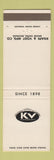 Matchbook Cover - Knape & Vogt Manufacturing Grand Rapids MI