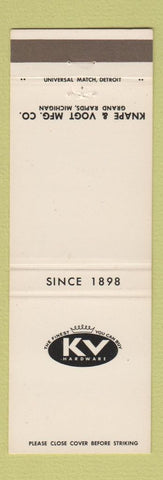 Matchbook Cover - Knape & Vogt Manufacturing Grand Rapids MI