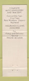 Matchbook Cover - Van Born Auto Supply Windshields Dearborn Heights MI