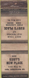 Matchbook Cover - Kuby's Place St Paul MN POOR