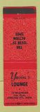 Matchbook Cover - Yosin's Lounge Sterling Heights MI