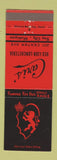 Matchbook Cover - Caris' Red Lion Luncheteria Bay City MI