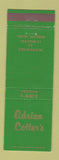 Matchbook Cover - Arian Cotter's Berkley MI Restaurant