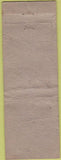 Matchbook Cover - Tinder's Steaks Anderson IN POOR