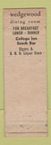 Matchbook Cover - Hotel Harris Kalamazoo MI WEAR