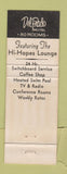 Matchbook Cover - Del Prado Motel Detroit MI WEAR