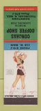 Matchbook Cover - Conchas Coffee Shop Tucumcari NM pinup