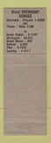 Matchbook Cover - Wolverine Express Trucking Muskegon MI