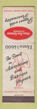 Matchbook Cover - General Paper Corporation Pittsburgh PA