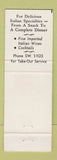 Matchbook Cover - Theresa's Italian Restaurant Cleveland OH