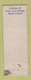 Matchbook Cover - RMS Convention 1953 Richmond VA pinup Perfect Pair