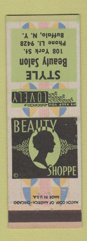 Matchbook Cover - Style Beauty Salon Buffalo NY