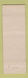 Matchbook Cover - Woodsy's Grocery Cambridge City IN hillbilly girlie calendar