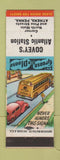 Matchbook Cover - Covey's Atlantic oil gas Athens PA Stop for School Bus