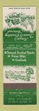 Matchbook Cover - Krause's Town and Country Restaurant Janesville WI