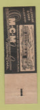 Matchbook Cover - MCM Machine Works Oklahoma City OK