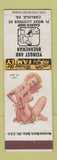 Matchbook Cover - Yeingst And Brenneman Barber Shop Carlisle PA Losing Her Spots