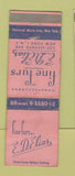 Matchbook Cover - ED Elias Fine Furs New York City WORN