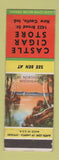 Matchbook Cover - Castle Cigar Store New Castle IN Northern Michigan