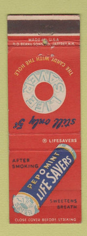 Matchbook Cover - Pepomint Life Savers DD Bean