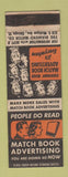 Matchbook Cover - Diamond Match Books Chicago IL