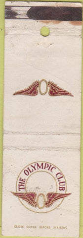 Matchbook Cover - Olympic Club POOR